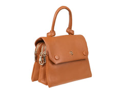 Bolsa Satchel Unibella Color Café para Mujer