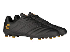 Tenis de Fútbol Charly Negro con Oro para Hombre