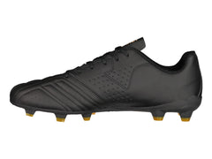 Tenis de Fútbol Charly Negro con Oro para Hombre