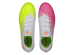 Tenis de Fútbol Charly Blanco Fucsia y Lima para Hombre