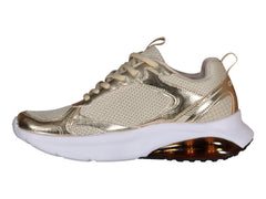 Tenis Charly Oro y Beige para Mujer