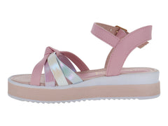 Sandalias Viris Rosa Pétalo para Niña