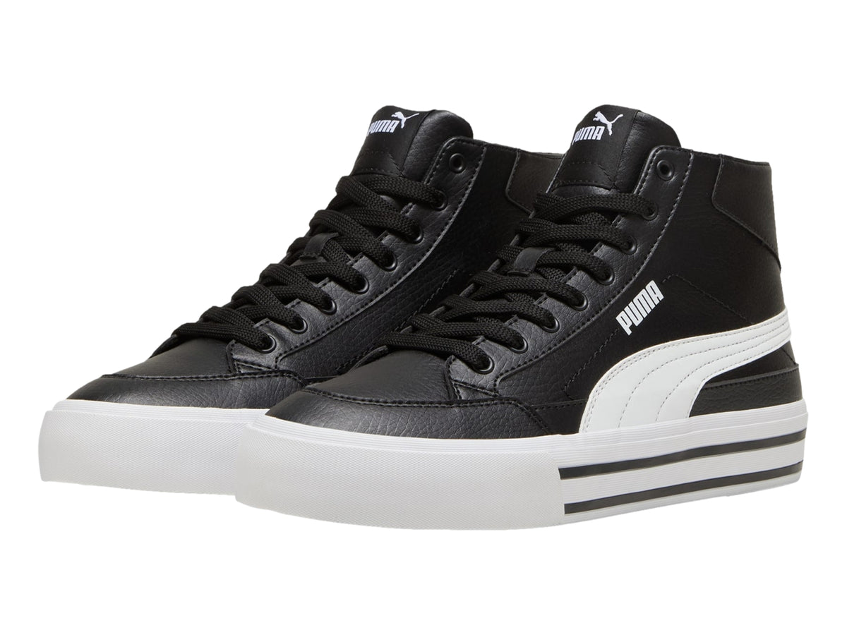 Tenis PUMA Court Classic Vulc Mid Negro para Hombre