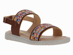 Sandalias Miroslava Tan Multicolor para Niña