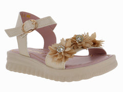 Sandalias Miroslava Oro para Niña