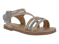 Sandalias Miroslava Color Platina para Niña