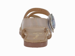 Sandalias Miroslava Color Platina para Niña