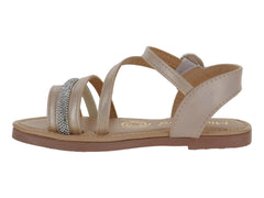Sandalias Miroslava Color Platina para Niña