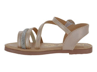 Sandalias Miroslava Color Platina para Niña