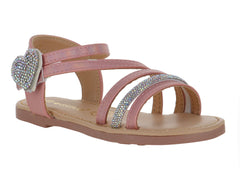 Sandalias Miroslava Rosa para Niña