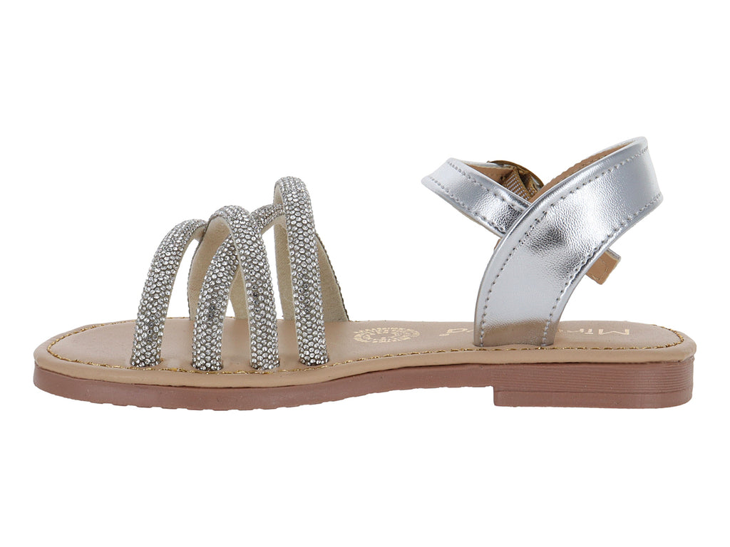 Sandalias Miroslava Plata para Niña