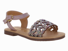 Sandalias Miroslava Rosa para Niña