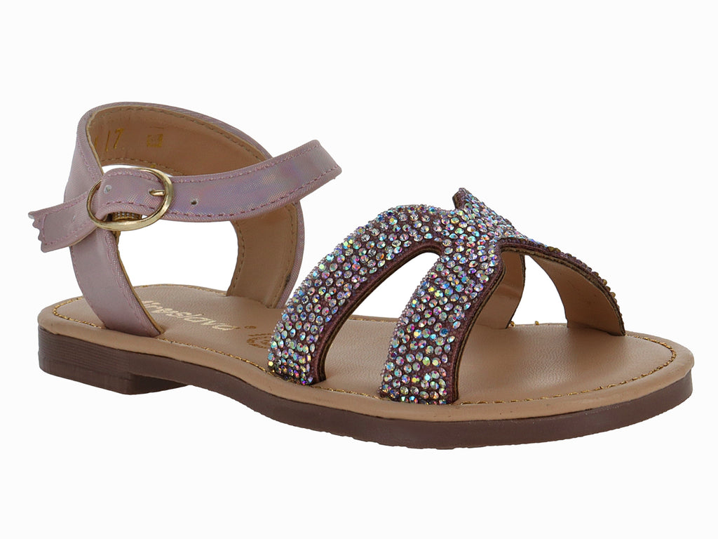 Sandalias Miroslava Rosa para Niña