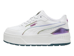 Tenis PUMA Karmen II Idol Bouncy Sky Blanco y Verde para Niña