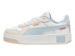 Tenis PUMA Carina Street Blanco y Rosa para Niña