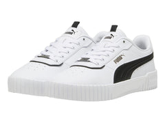 Tenis PUMA Carina 2.0 Lux Blanco y Negro para Mujer
