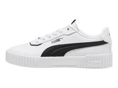 Tenis PUMA Carina 2.0 Lux Blanco y Negro para Mujer