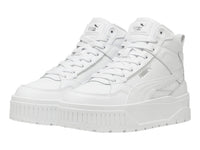Tenis PUMA Karmen II Idol Mid Blancos y Plata para Mujer