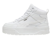 Tenis PUMA Karmen II Idol Mid Blancos y Plata para Mujer