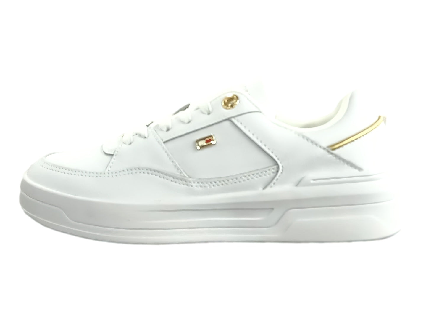 Tenis Tommy Hilfiger Essential Basket Snaker W08261 Para Mujer