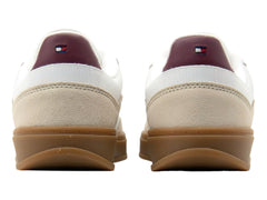 Tenis Tommy Hilfiger Heritage Court Blanco y Beige para Mujer