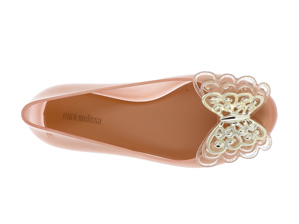 Zapatos Ballerina Mini Melissa Oro para Niña