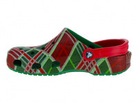 Sandalias Crocs C Estampado Navideño Rojo Verde 210752 Para Hombre