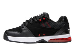 Tenis DC Shoes Versatile Negro, Blanco y Rojo para Hombre