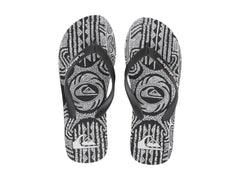 Sandalias Quiksilver Molokai Art II Negro para Hombre