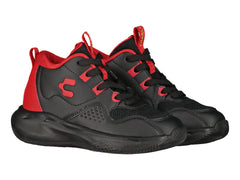 Tenis de Baloncesto Charly Negro y Rojo para Niño