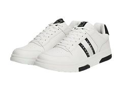 Tenis Tommy Hilfiger The Brooklyn Leather Blanco y Negro para Hombre