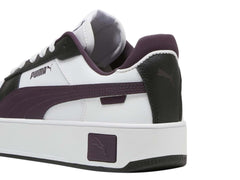 Tenis PUMA Carina Street Blanco y Morado para Mujer