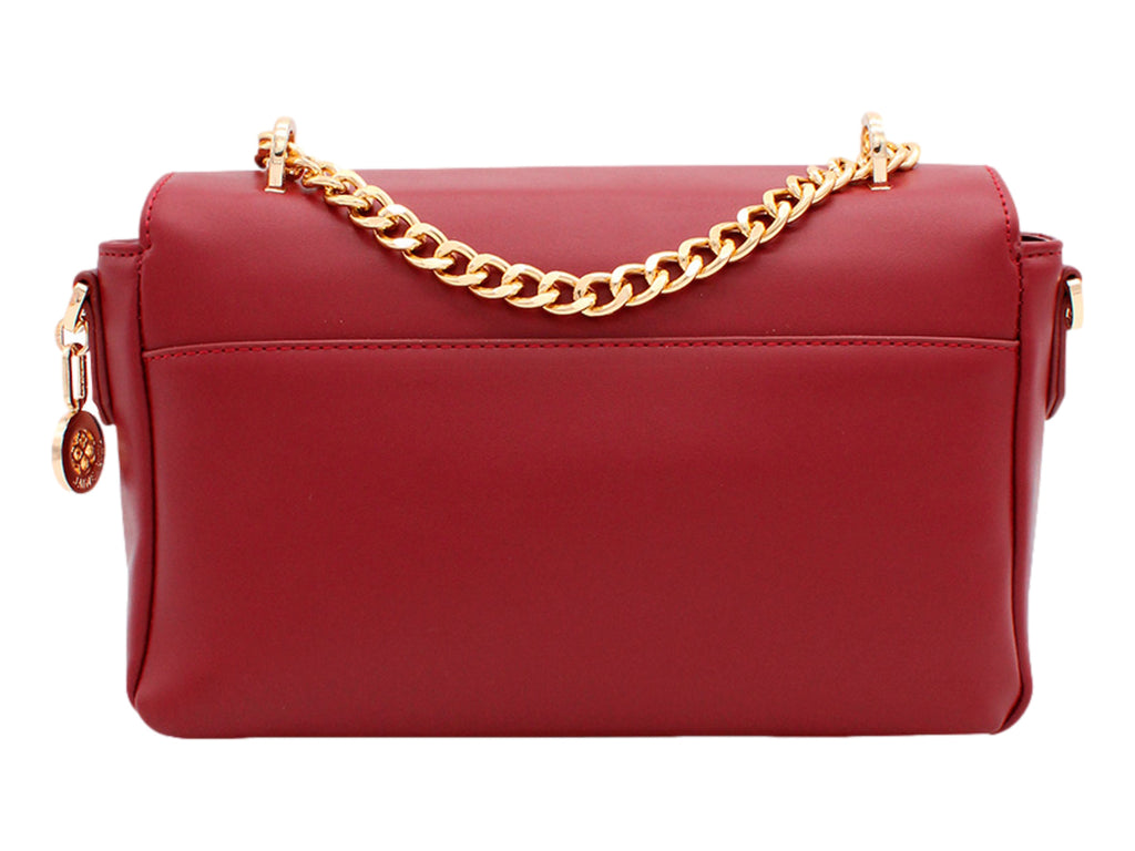 Bolsa de Hombro Jaime Ibiza Rojo para Mujer