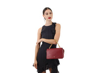 Bolsa de Hombro Jaime Ibiza Rojo para Mujer