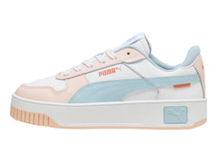 Tenis PUMA Carina Street Blanco y Rosa para Mujer