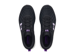 Tenis Under Armour Charged Assert 10 Negro y Blanco para Mujer