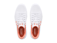 Tenis Under Armour Official Blanco y Rosa para Mujer