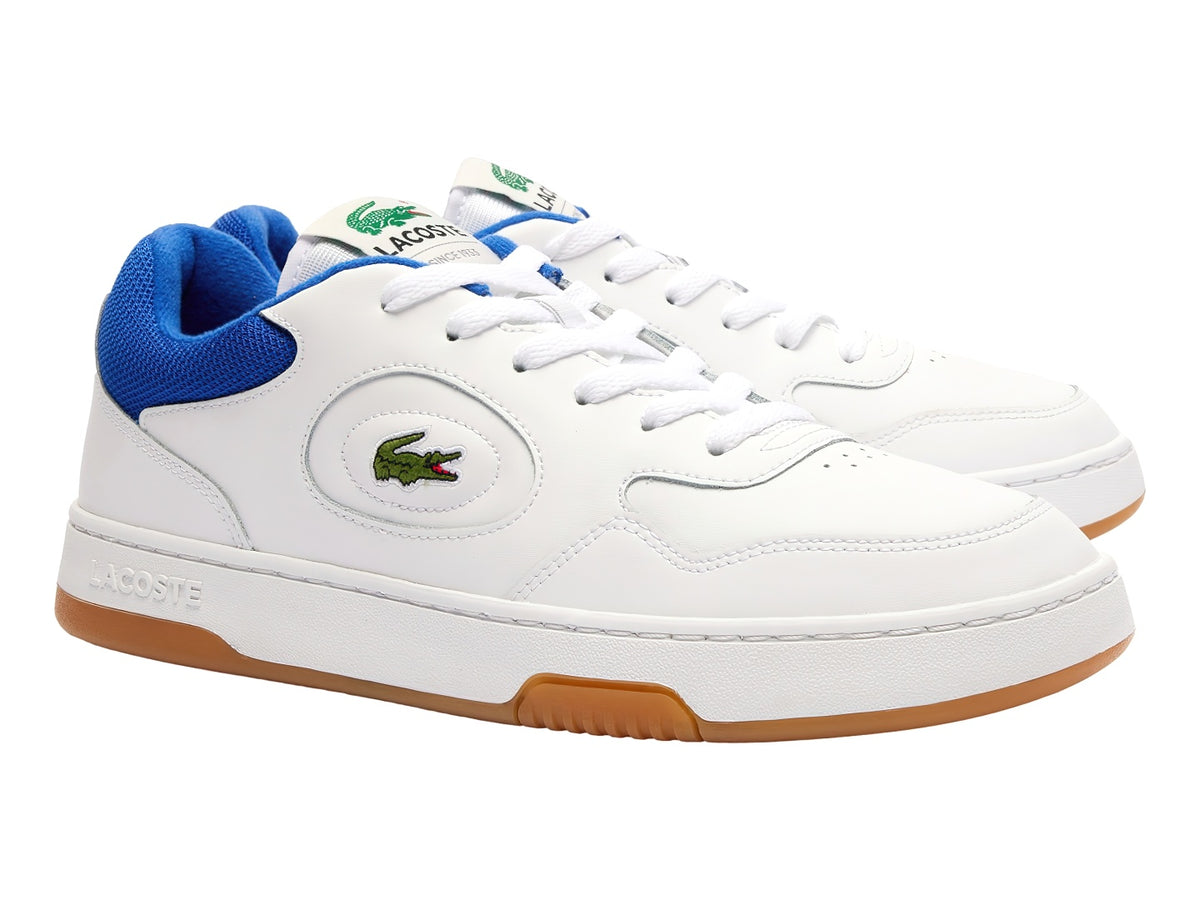 Tenis Lacoste Lineset 124 Blanco, Rojo y Azul para Hombre