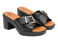 Sandalias Flexi Negro para Mujer