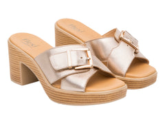 Sandalias Flexi Oro Rosado para Mujer