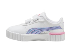 Tenis PUMA Carina 2.0 Bouncy Sky Blanco y Lavanda para Niña