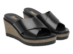 Sandalias Flexi Negro para Mujer