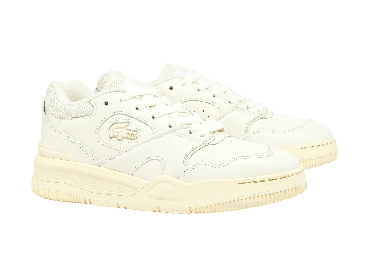 Tenis Lacoste Lineshot 224 Blanco y Amarillo para Mujer