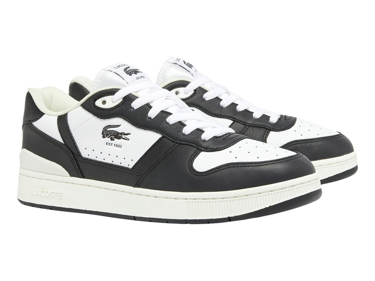 Tenis Lacoste T-Clip Set Blanco y Negro para Hombre