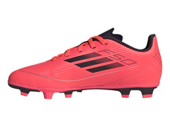 Tenis de Fútbol Adidas F50 Club Rojo y Negro para Niño