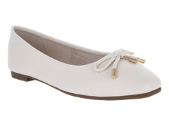 Flats ROZE Color Hueso para Mujer