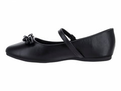 Flats Roze Color Negro para Mujer