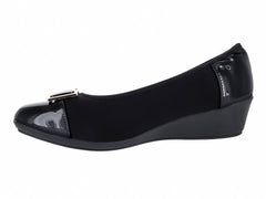 Zapatos de Cuña Roze Negro para Mujer
