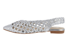 Zapatos Flats ROZE Silver para Mujer