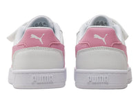 Tenis PUMA Caven 2.0 Blanco y Rosa para Niña
